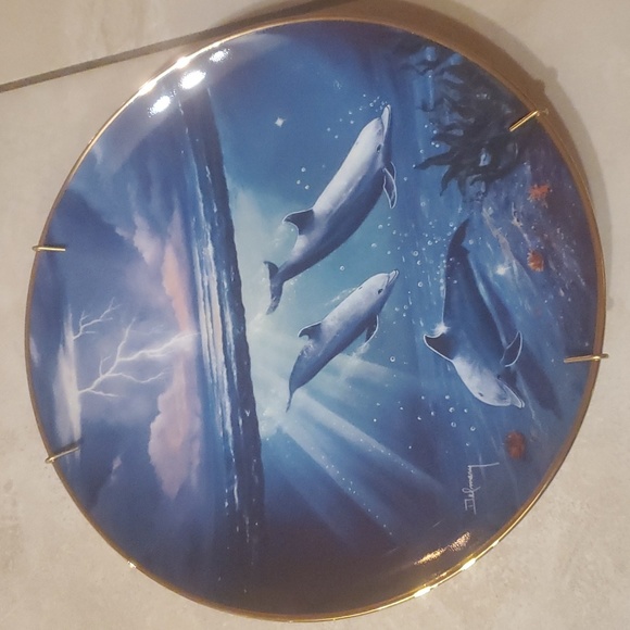 Franklin Mint Heirloom Collection Dolphin Numbered Limited Edition Plates Choice - Picture 1 of 10